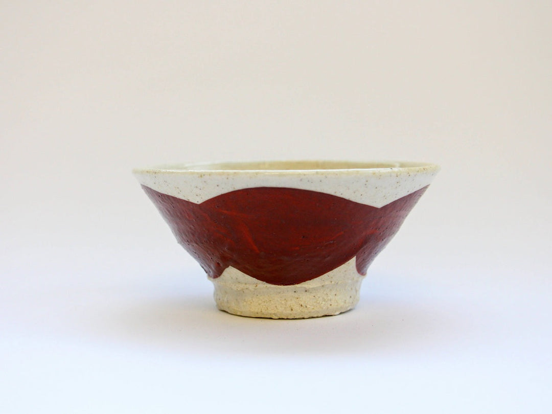 Red-Painted Camellia Princess Bowl - Crafted By Nobumasa Kiminami