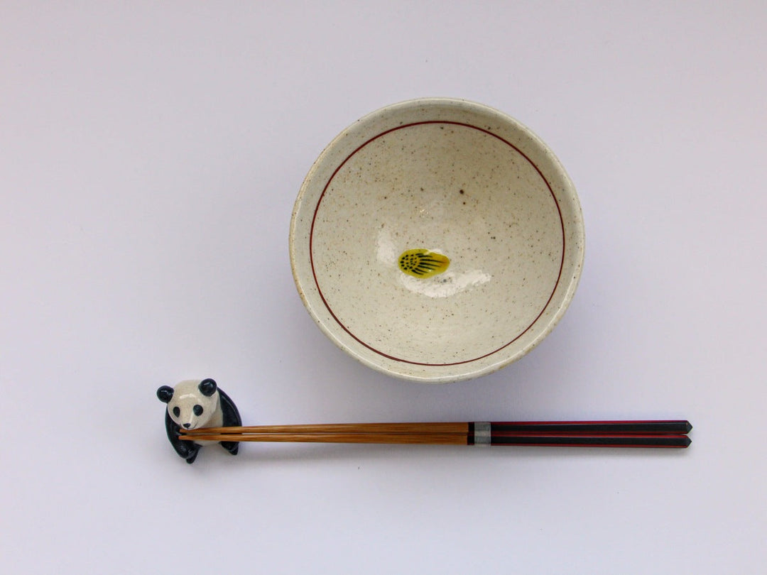 Red-Painted Camellia Princess Bowl - Crafted By Nobumasa Kiminami