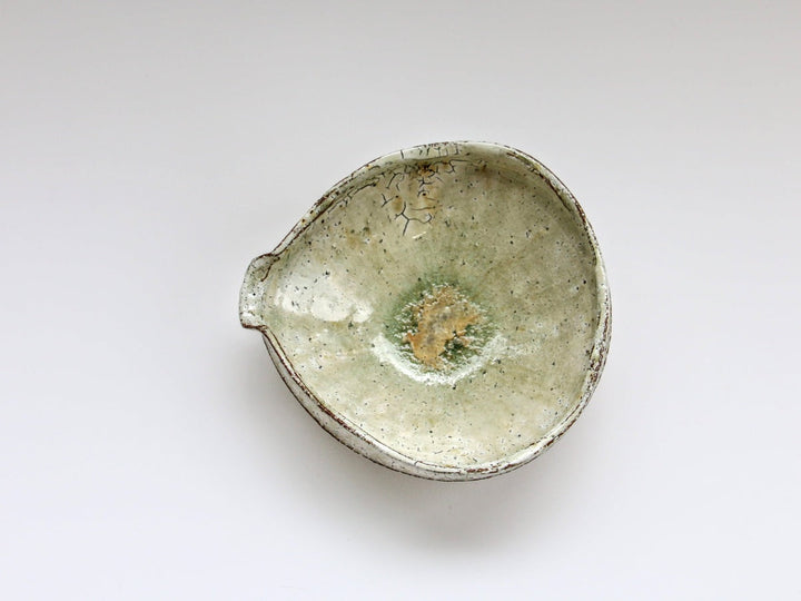 Small Vidro White Slip Katakuchi Bowl - Crafted By Kazuhito Yamamoto