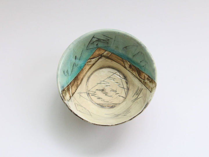 Hydrangea Bowl Blue and White - Crafted By Kakurin Kiln