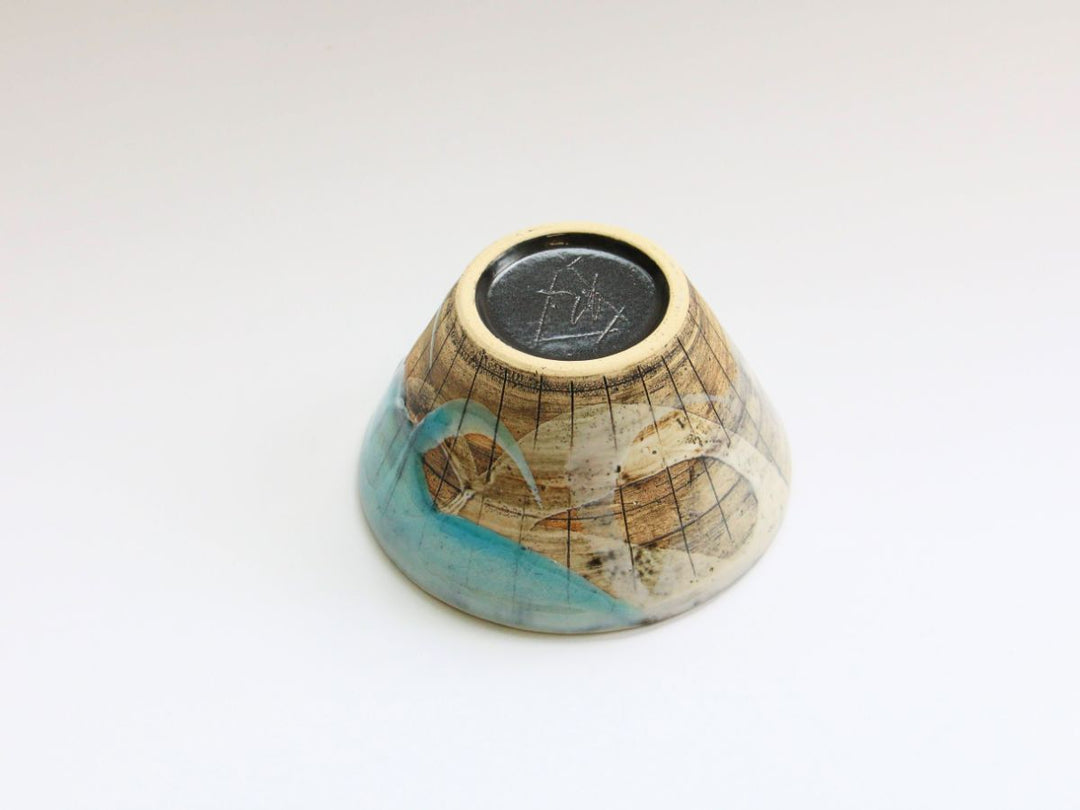 Hydrangea Bowl Blue and White - Crafted By Kakurin Kiln