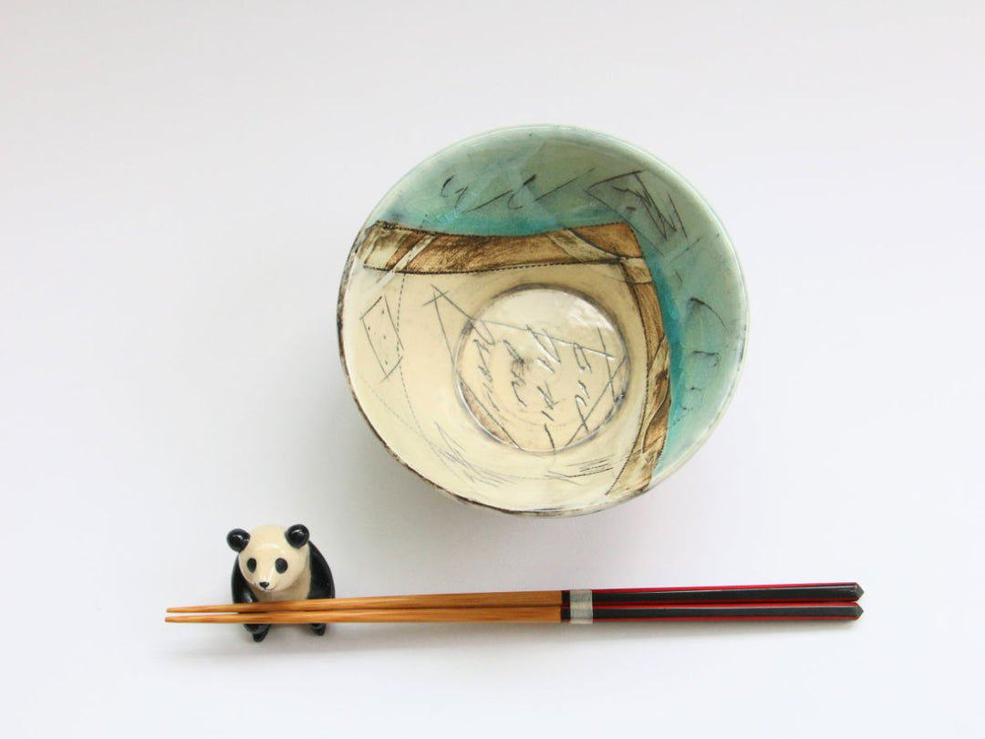 Hydrangea Bowl Blue and White - Crafted By Kakurin Kiln