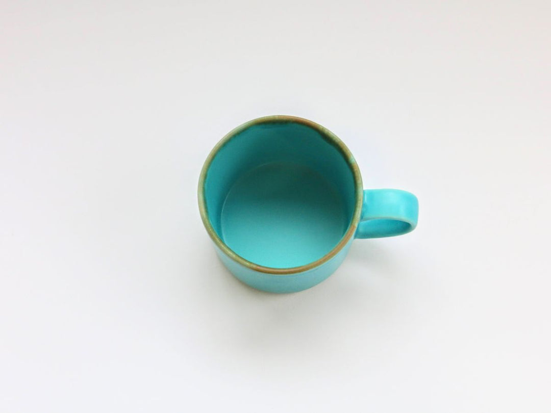 Turquoise Blue Mug Cup - Crafted By Choju-ro Kiln
