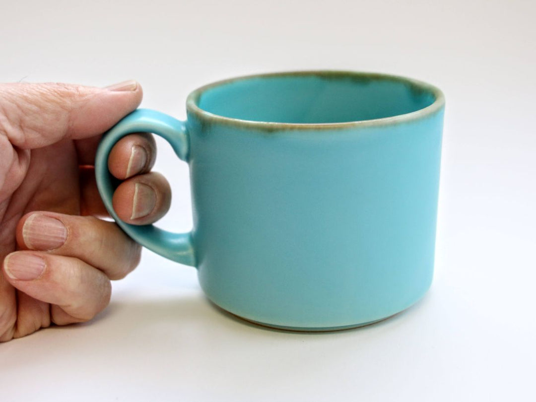 Turquoise Blue Mug Cup - Crafted By Choju-ro Kiln