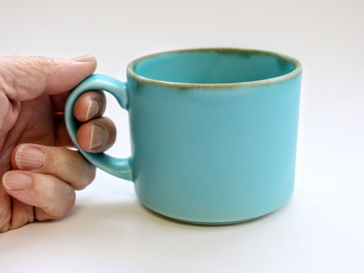 Turquoise Blue Mug Cup - Crafted By Choju-ro Kiln