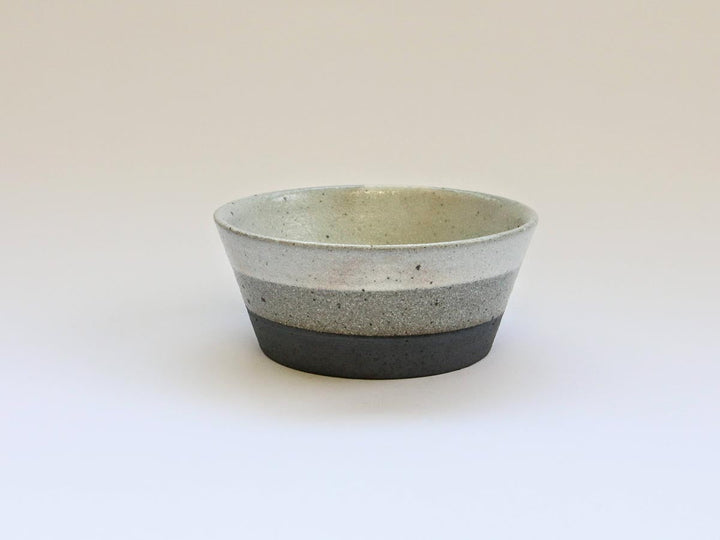 Sand Karatsu Tri-Color Salad Bowl - Crafted By Heyama Kiln