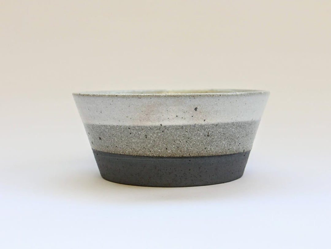 Sand Karatsu Tri-Color Salad Bowl - Crafted By Heyama Kiln