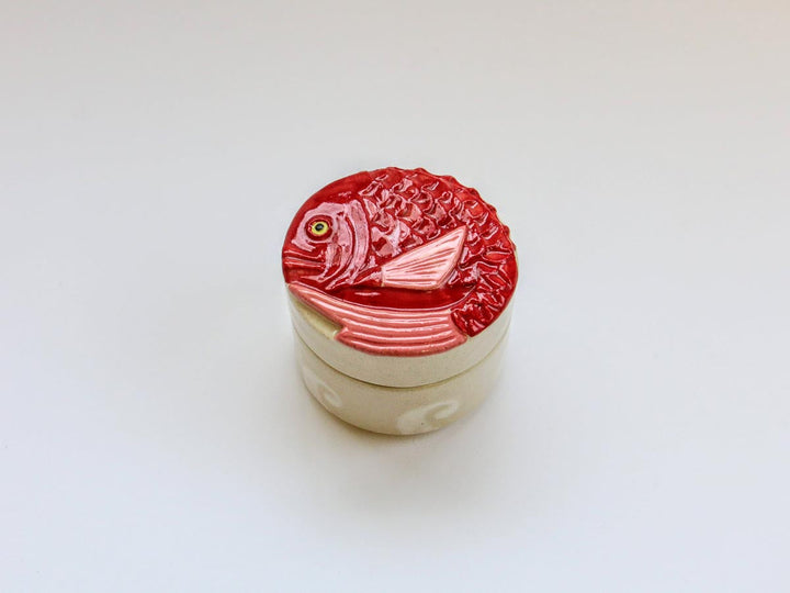 Sea Bream Lidded Bowl - Crafted By Ryo Makita