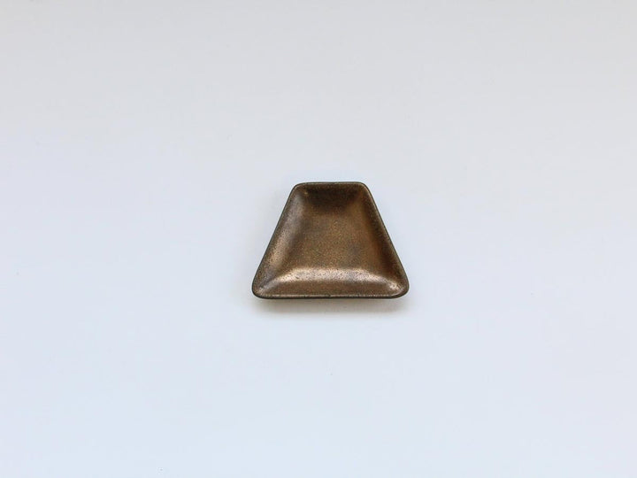 Gold Glaze Trapezoid Chopstick Rest - Crafted By Kikaku Seito