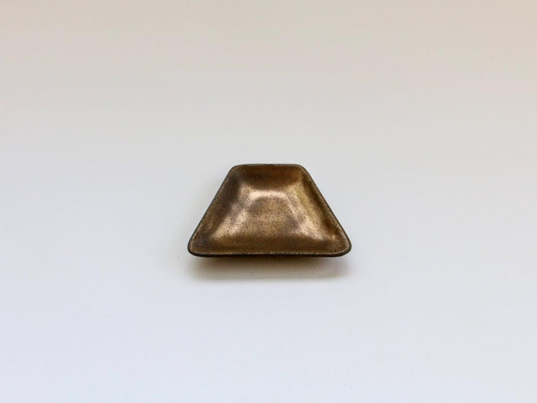Gold Glaze Trapezoid Chopstick Rest - Crafted By Kikaku Seito