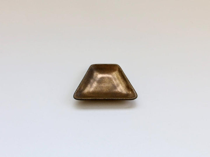 Gold Glaze Trapezoid Chopstick Rest - Crafted By Kikaku Seito
