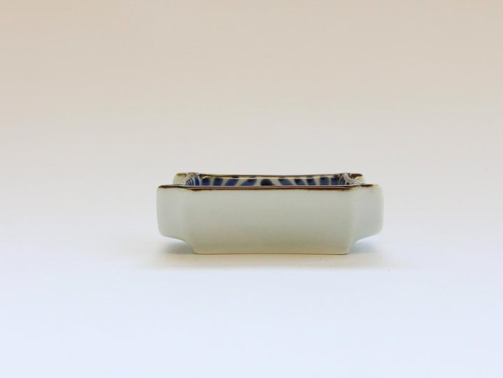 Bamboo-Shaped Small Dish (Arabesque Pattern) - Crafted By Koyo Kiln