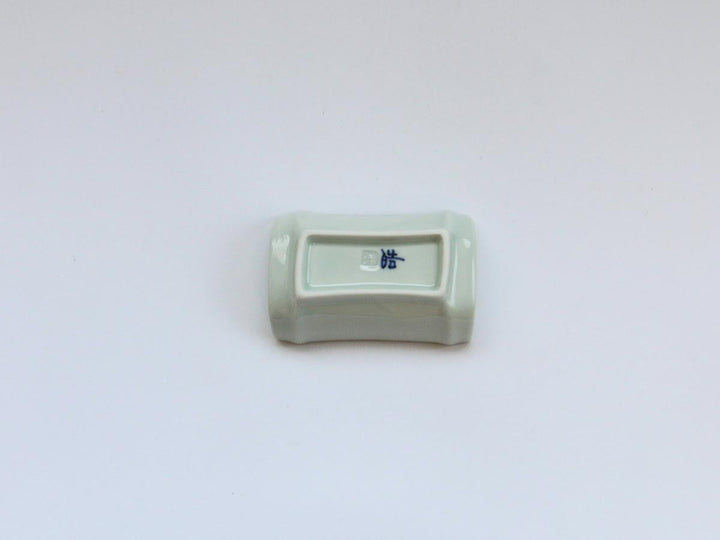 Bamboo-Shaped Small Dish (Arabesque Pattern) - Crafted By Koyo Kiln