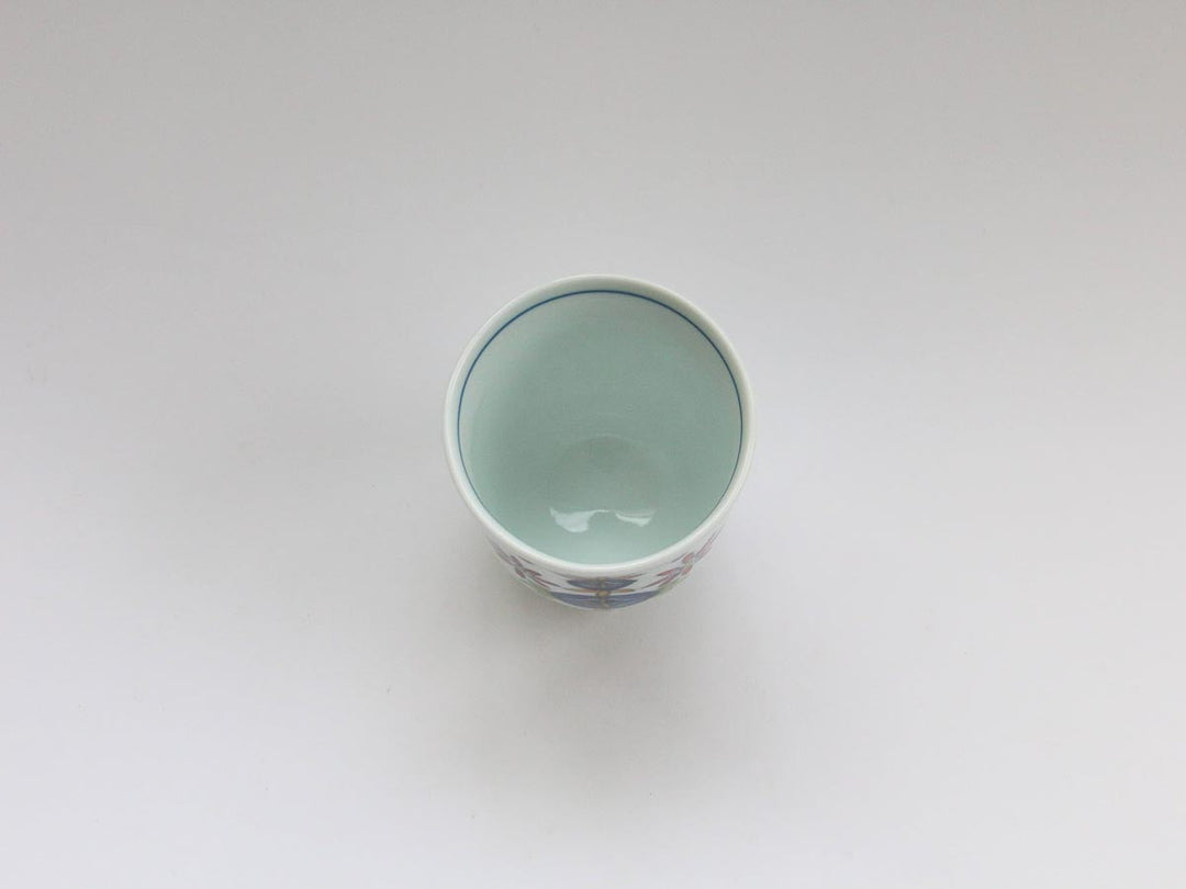 Shippo Pattern Cup (Large) — Hand-Painted Japanese Porcelain by Denshotouen