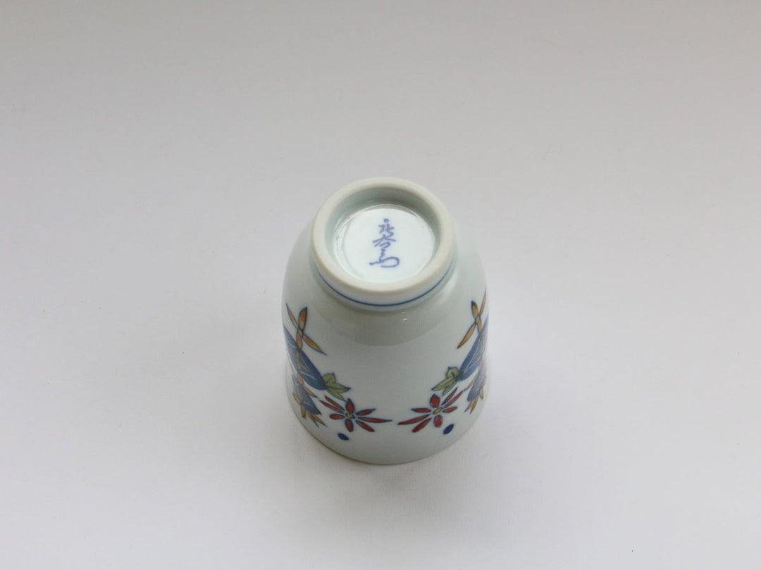 Shippo Pattern Cup (Large) — Hand-Painted Japanese Porcelain by Denshotouen