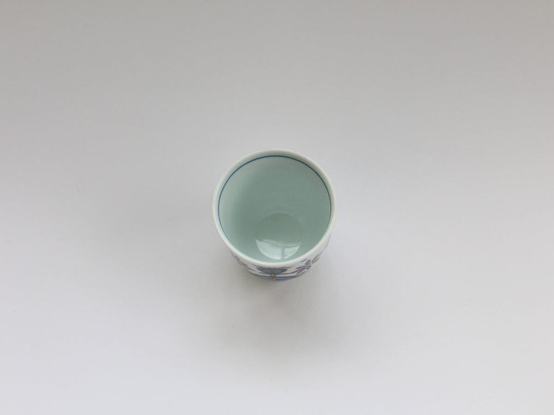 Shippo Pattern Cup (Small) — Hand-Painted Japanese Porcelain by Denshotouen
