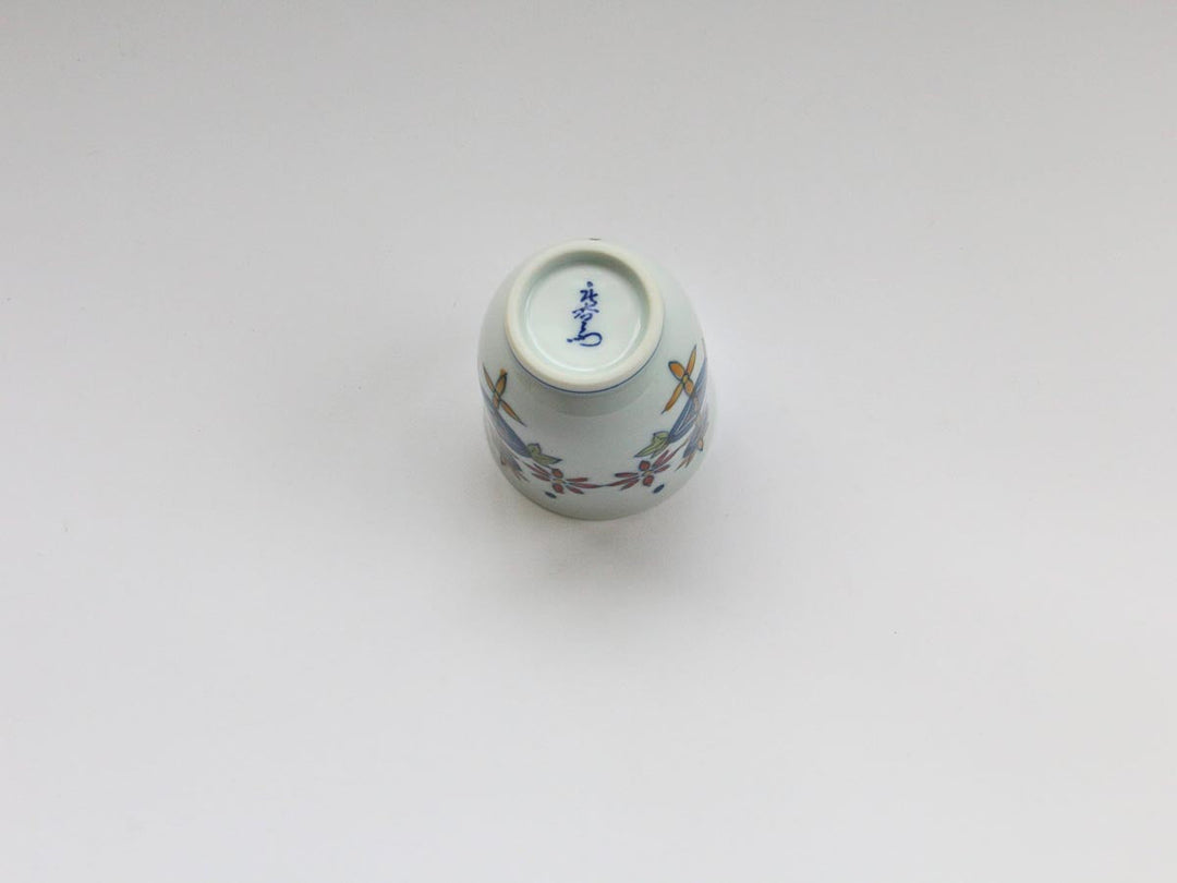 Shippo Pattern Cup (Small) — Hand-Painted Japanese Porcelain by Denshotouen
