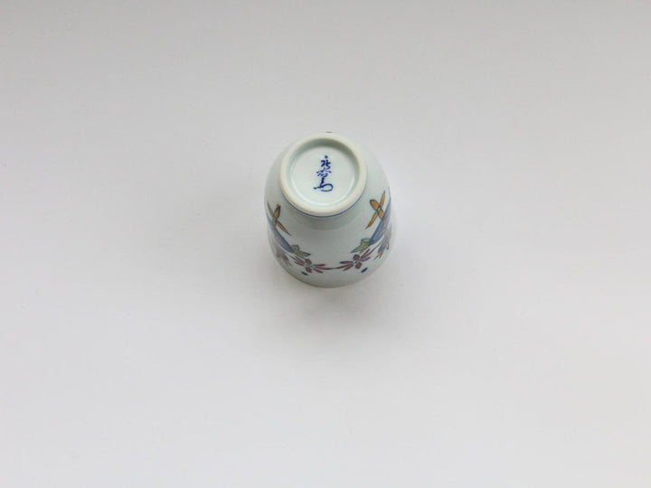 Shippo Pattern Cup (Small) — Hand-Painted Japanese Porcelain by Denshotouen