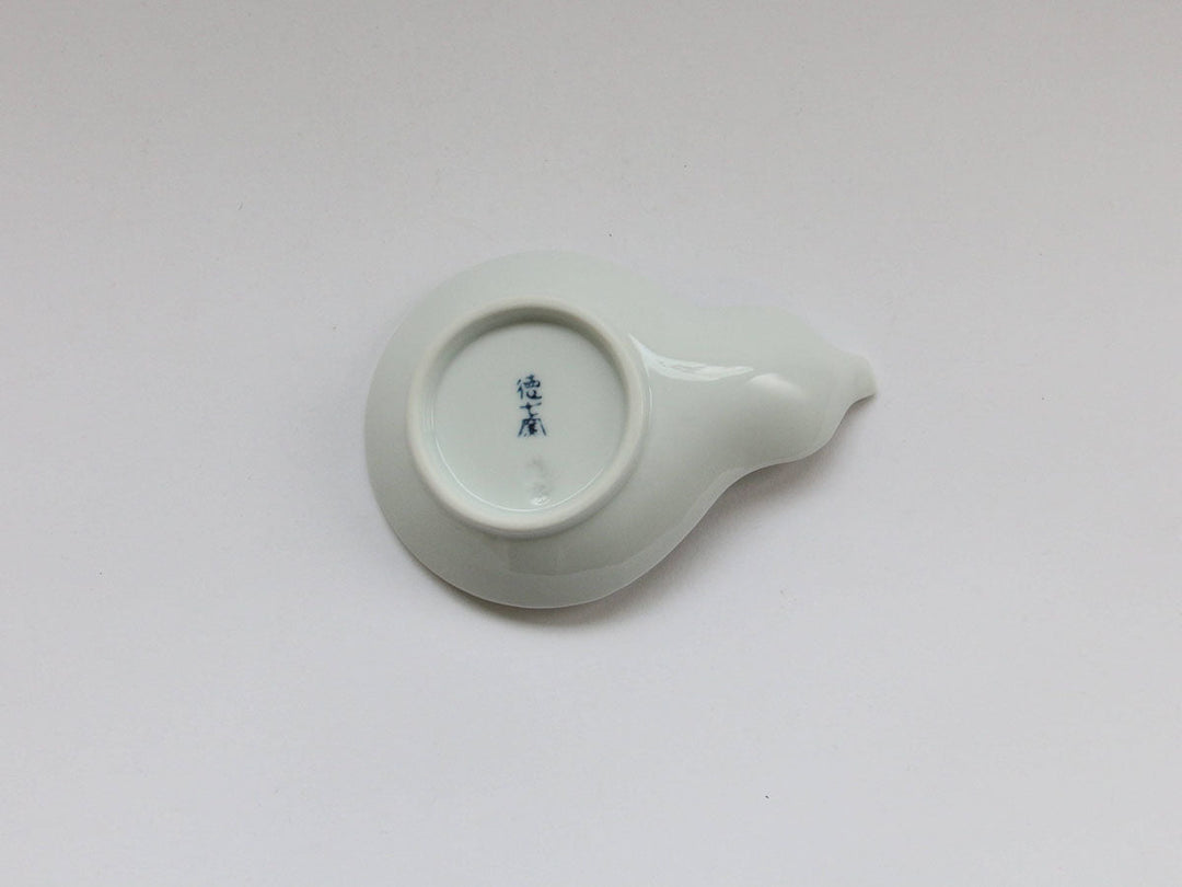 Red Flower Gourd Plate - Crafted By Tokushichi Kiln