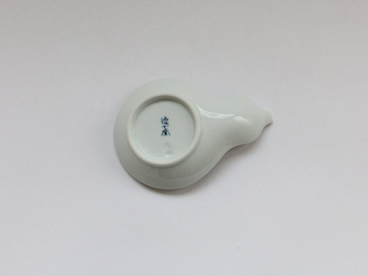 Red Flower Gourd Plate - Crafted By Tokushichi Kiln