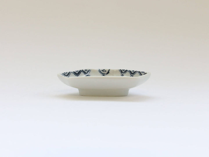Karako Fuji-Shaped Salt Plate - Crafted By Tokushichi Kiln