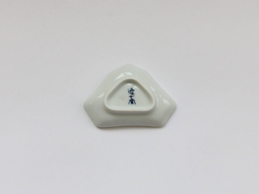 Karako Fuji-Shaped Salt Plate - Crafted By Tokushichi Kiln