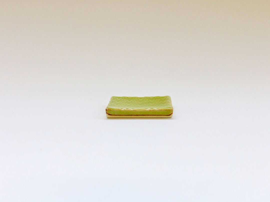 Hiwa Glaze Seigaiha Carved Chopstick Rest - Crafted By Kajiken Ceramics