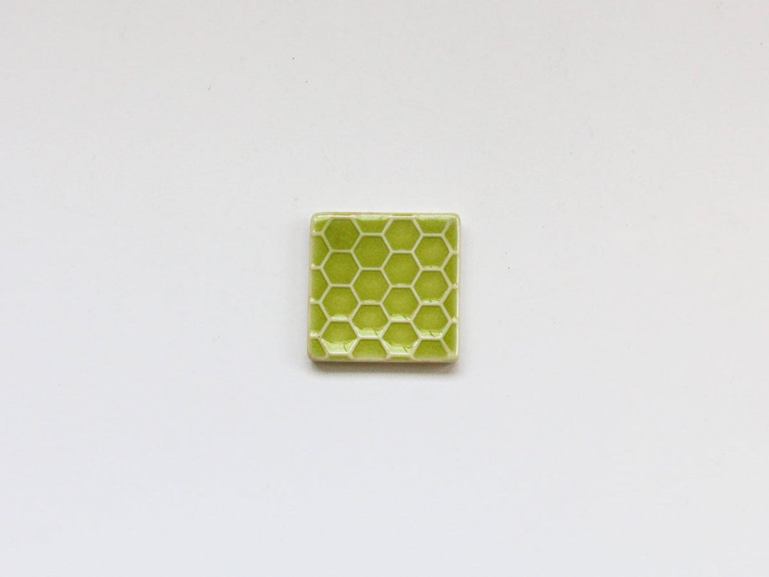 Hiwa Glaze Hexagon Carved Chopstick Rest - Crafted By Kajiken Ceramics