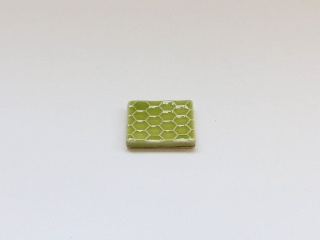Hiwa Glaze Hexagon Carved Chopstick Rest - Crafted By Kajiken Ceramics
