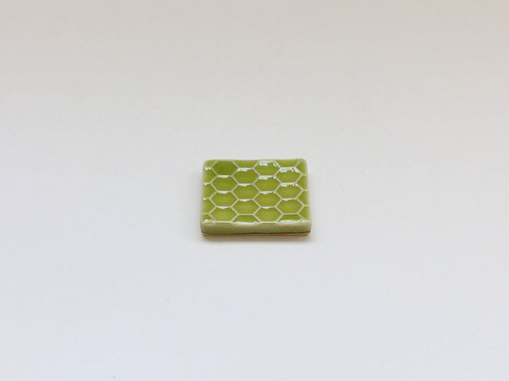 Hiwa Glaze Hexagon Carved Chopstick Rest - Crafted By Kajiken Ceramics