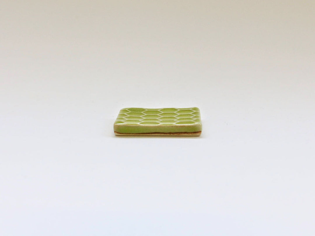 Hiwa Glaze Hexagon Carved Chopstick Rest - Crafted By Kajiken Ceramics