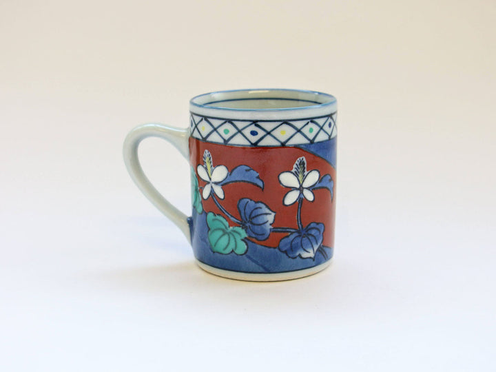 Kinso Pillow Handle Mug Cup (Red) - Crafted By Tasho Pottery