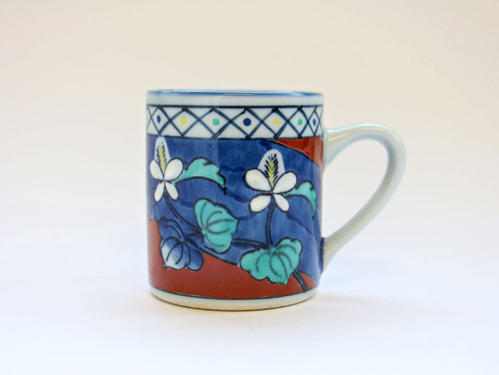 Kinso Pillow Handle Mug Cup (Red) - Crafted By Tasho Pottery