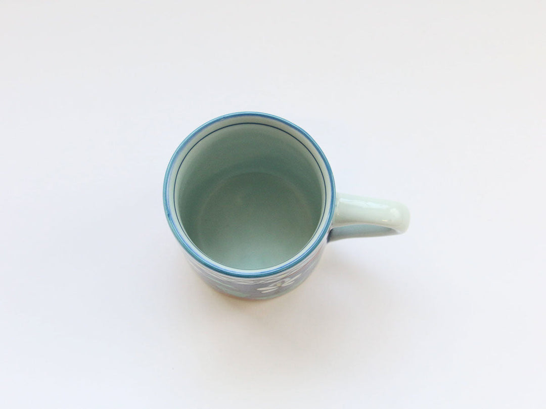 Kinso Pillow Handle Mug Cup (Red) - Crafted By Tasho Pottery