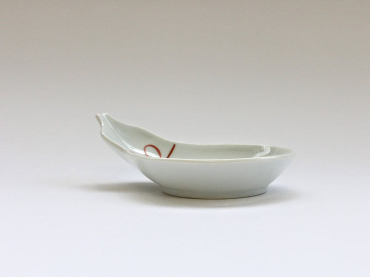Red Knot Gourd Plate - Crafted By Tokushichi Kiln