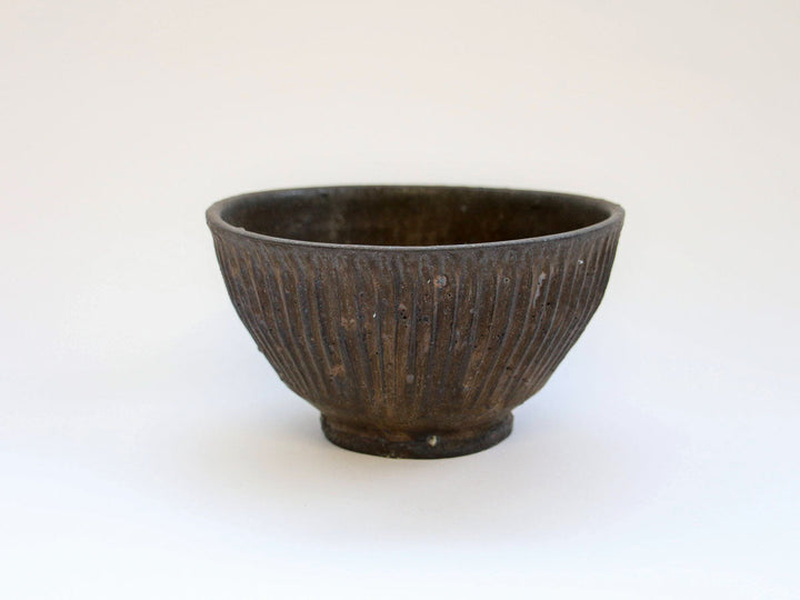Antique Gold Shinogi Donburi Bowl - Crafted By Takuya Ohara