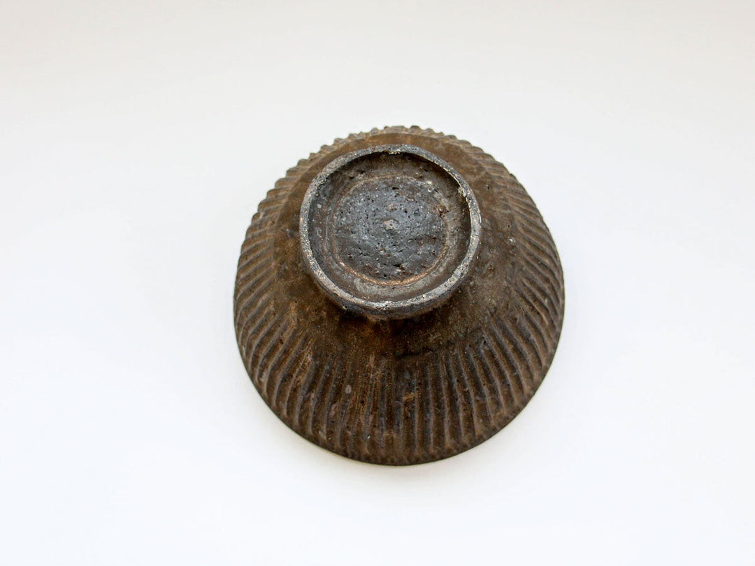 Antique Gold Shinogi Donburi Bowl - Crafted By Takuya Ohara