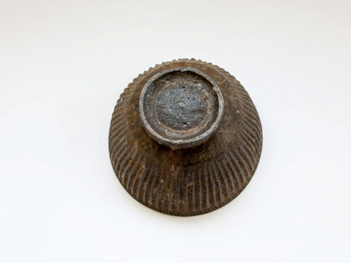 Antique Gold Shinogi Donburi Bowl - Crafted By Takuya Ohara