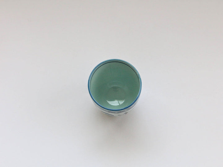 Kinso Pillow Natsume Teacup (Large, Hanadami) - Crafted By Tasho Pottery