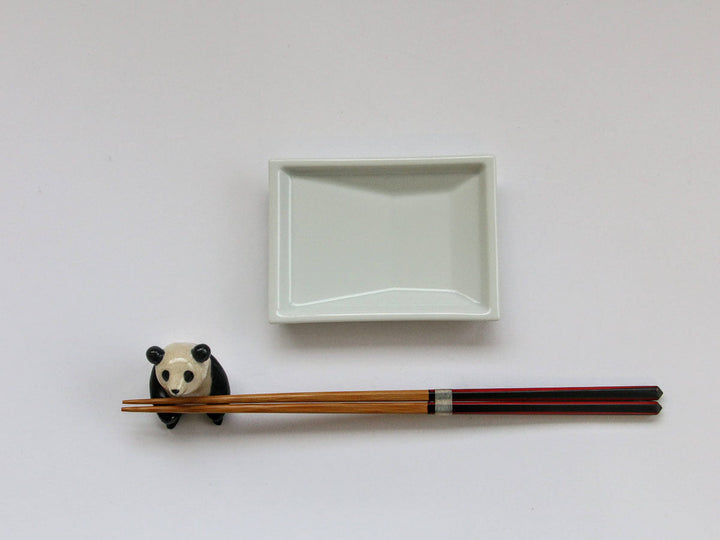 White Square Diamond Plate (Large) - Crafted By Denpei Kiln