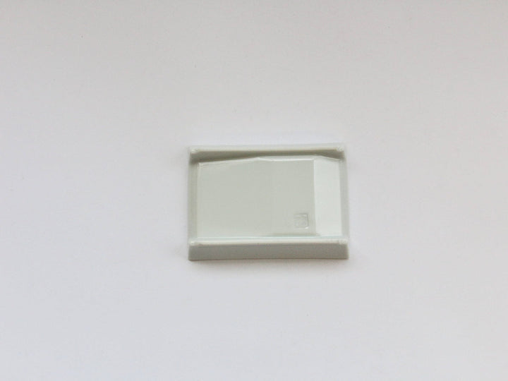 Inner Red-Line Square Diamond Plate (Large) - Crafted By Denpei Kiln