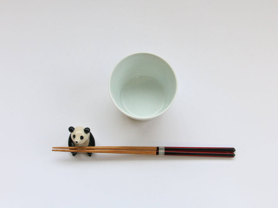 Cool Blue Three-Bird Soba Cup - Crafted By Tamori Pottery
