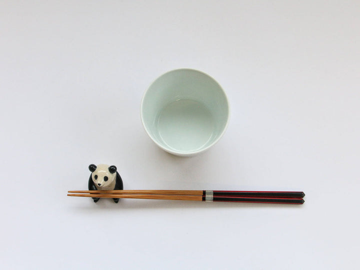 Cool Blue Three-Bird Soba Cup - Crafted By Tamori Pottery