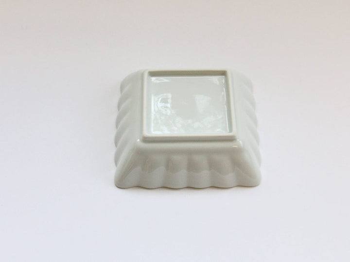 Kirara Red Chrysanthemum Square Small Bowl - Crafted By Tamori Pottery