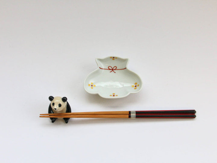Kirara Red Pouch Small Bowl - Crafted By Tamori Pottery