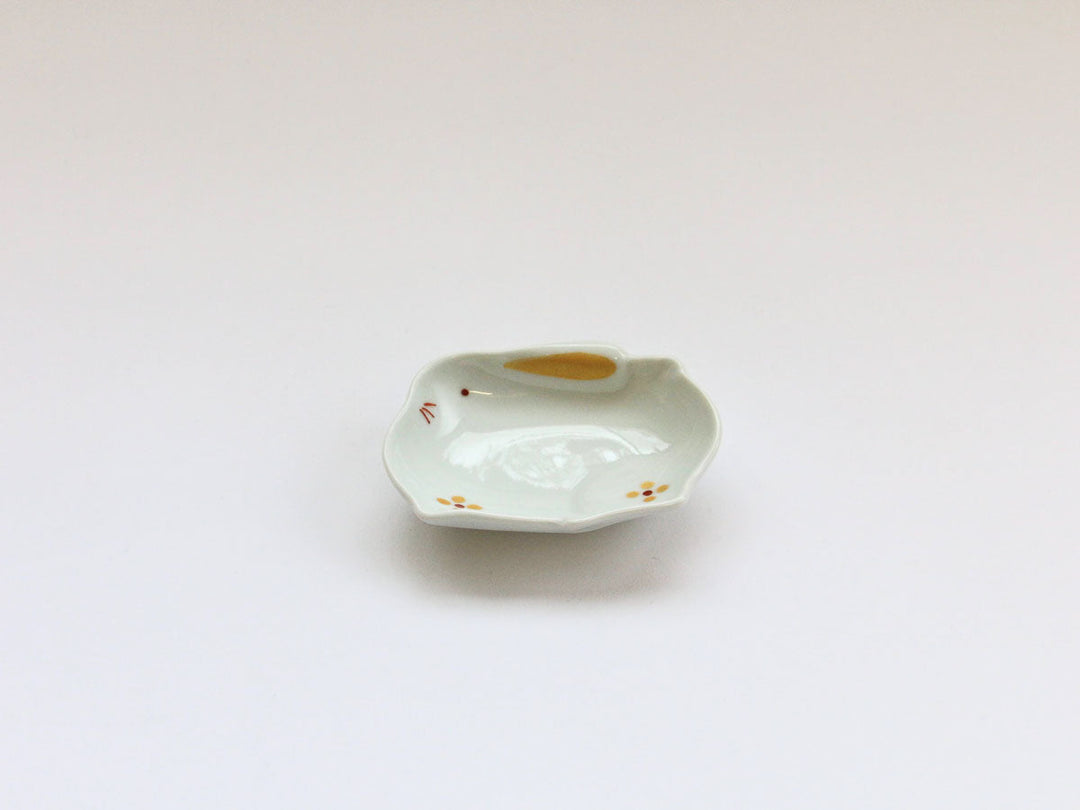 Kirara Red Rabbit Small Bowl - Crafted By Tamori Pottery