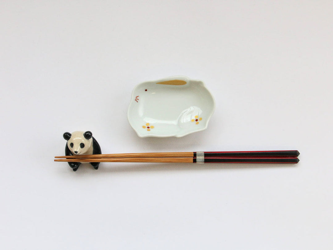 Kirara Red Rabbit Small Bowl - Crafted By Tamori Pottery