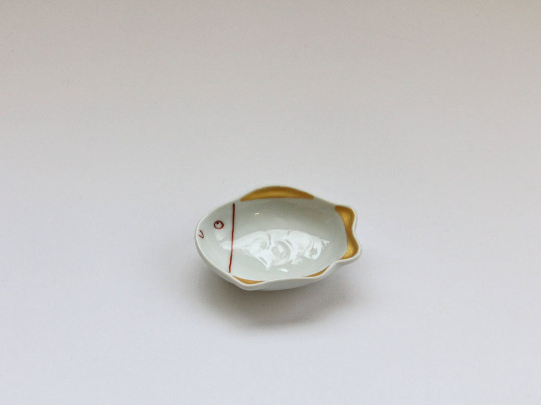 Kirara Red Fish Small Bowl - Crafted By Tamori Pottery