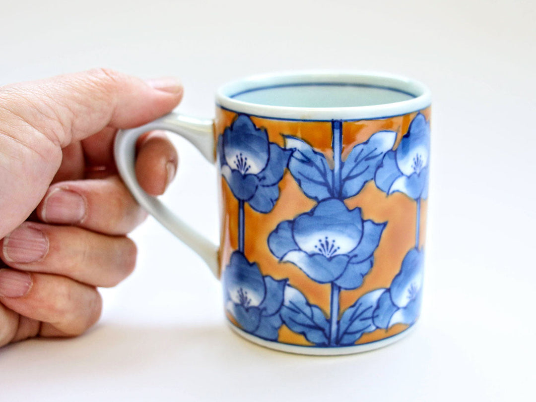 Kinzan Yellow Standing Mug Cup - Crafted By Tasho Pottery