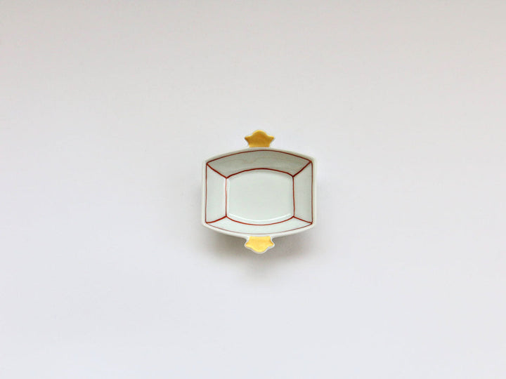 Kirara Red Lucky Mallet Small Bowl - Crafted By Tamori Pottery